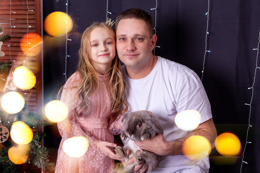 Фотосессия с кроликом. Фотограф Татьяна Воронова, Детские и Семейные фото