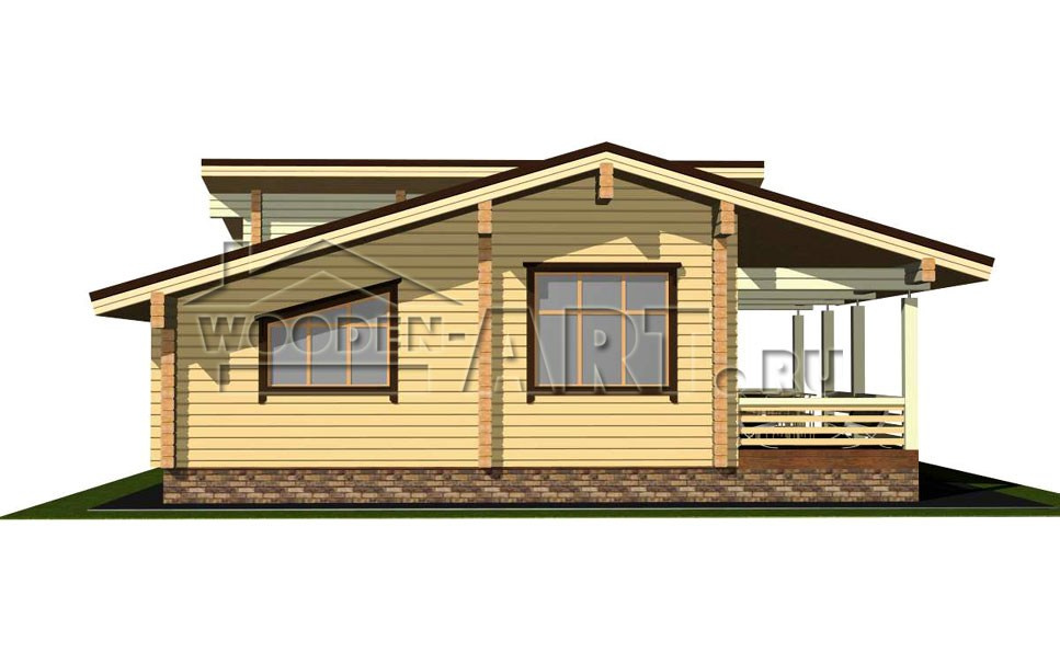 «Рассвет» 145 кв. м. Проекты деревянных домов