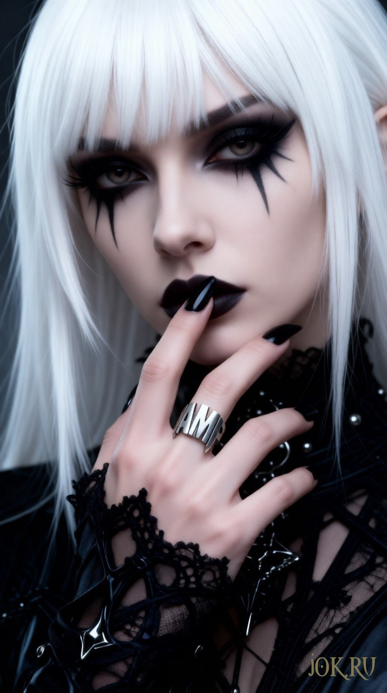 Кольца «Вамп» (Vamp) — парные готические украшения ручной работы с вампирской тематикой | Joker‑Studio