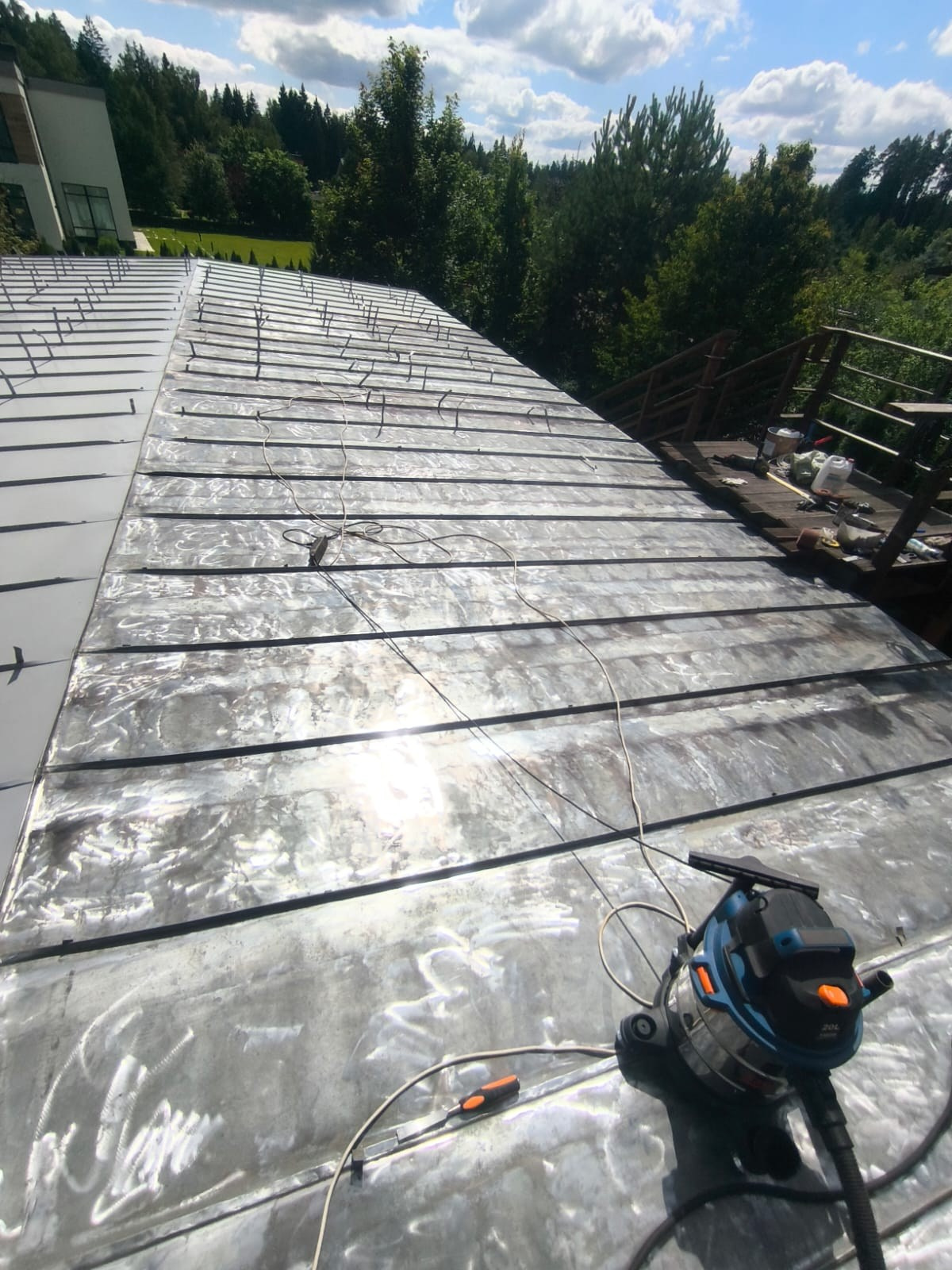 Объект МД-013 КП Графские пруды (полный ремонт террасы). Строительная компания «Милый дом» МД. Москва и Московская область