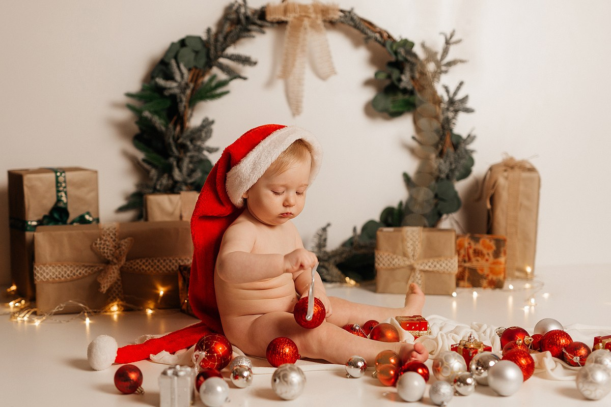 Новогодняя открытка. Фотограф новорожденных Альбина Хухарева. Йошкар-Ола. Казань. Чебоксары