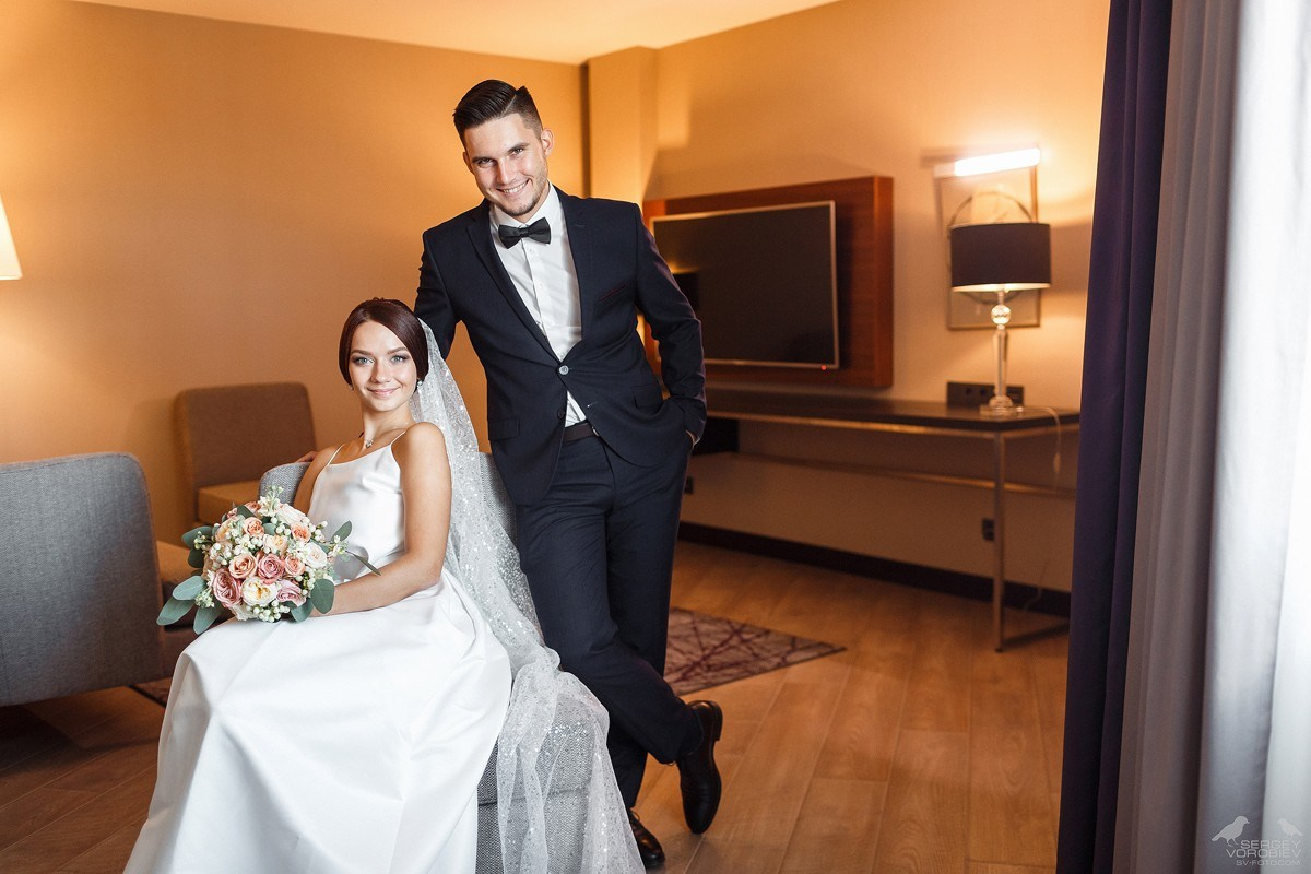 Эмоциональная свадебная съёмка. Свадебный фотограф в Нижнем Новгороде и Москве Сергей Воробьев