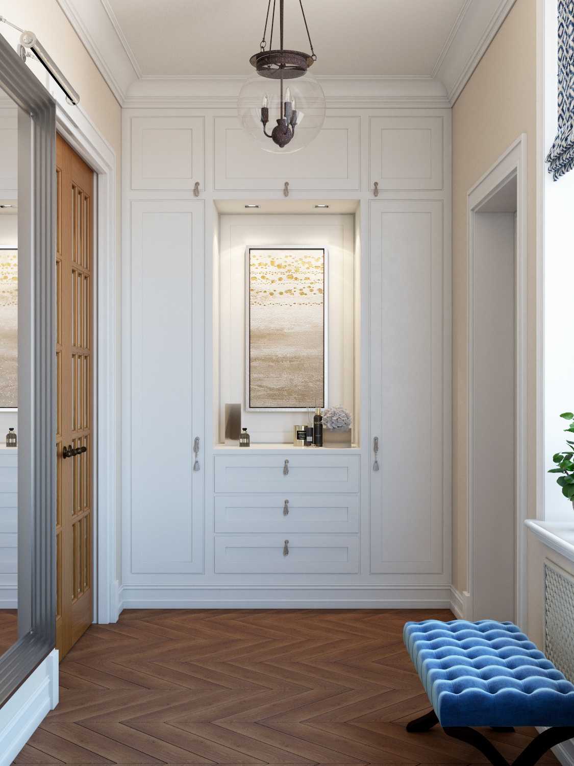 Прихожая в загородном доме