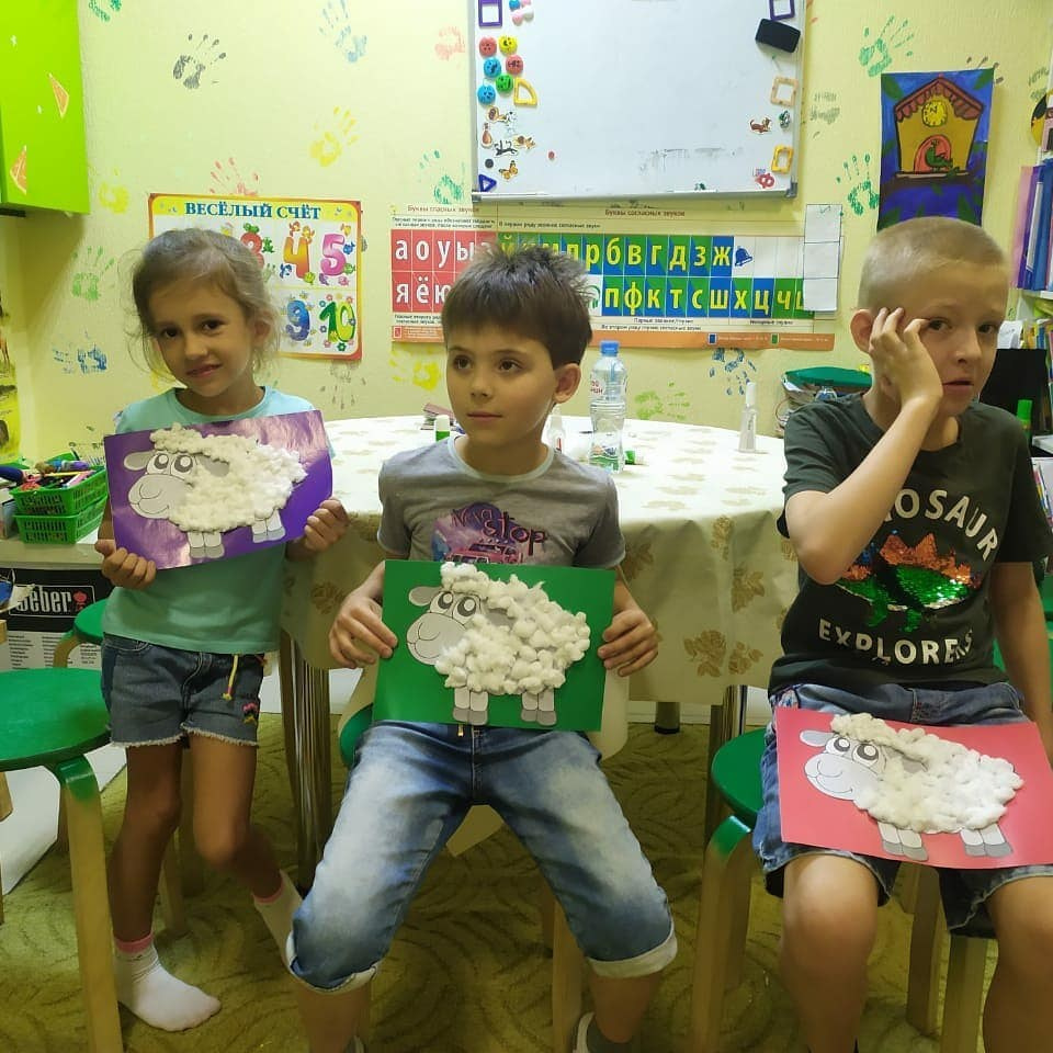 Творческая суббота: кудрявые овечки и подводный мир!