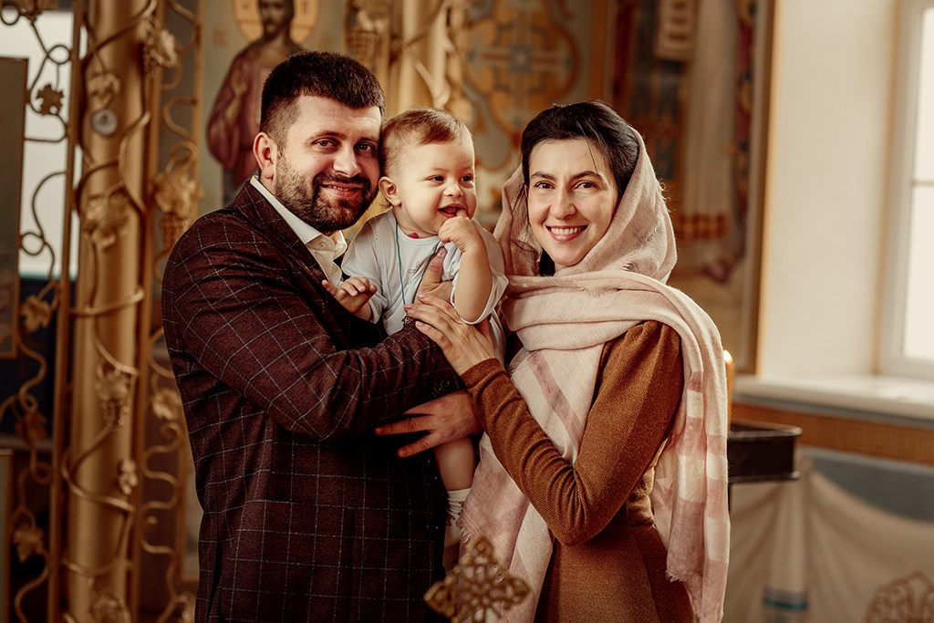 Крещение Федора. Детский семейный фотограф в Севастополе Крыму