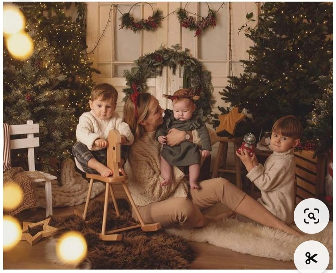 Семейная новогодняя фотосессия. Фотограф в Екатеринбурге Переверзева Анна