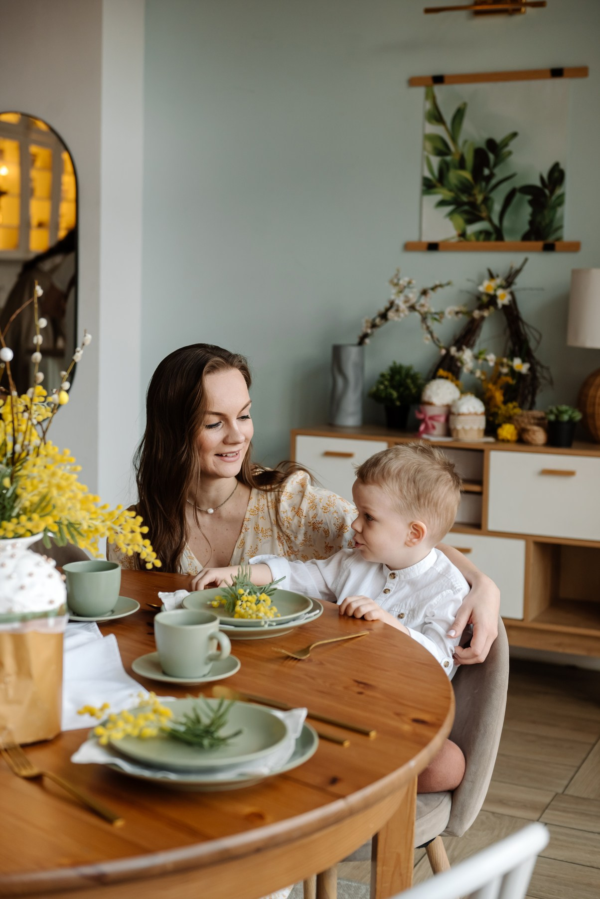 Семейная. Пасха с цыплятами. Свадебный и сеейный фотограф в Санкт-Петербурге Елена Худякова