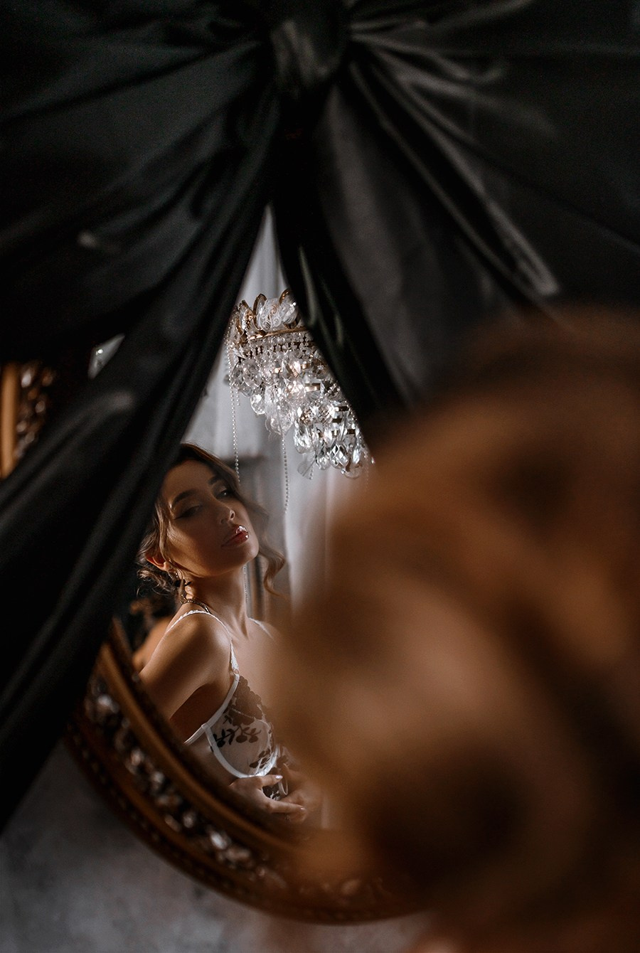 Будуарная фотосессия в студии. Женский фотограф в Москве Юлия Любченко