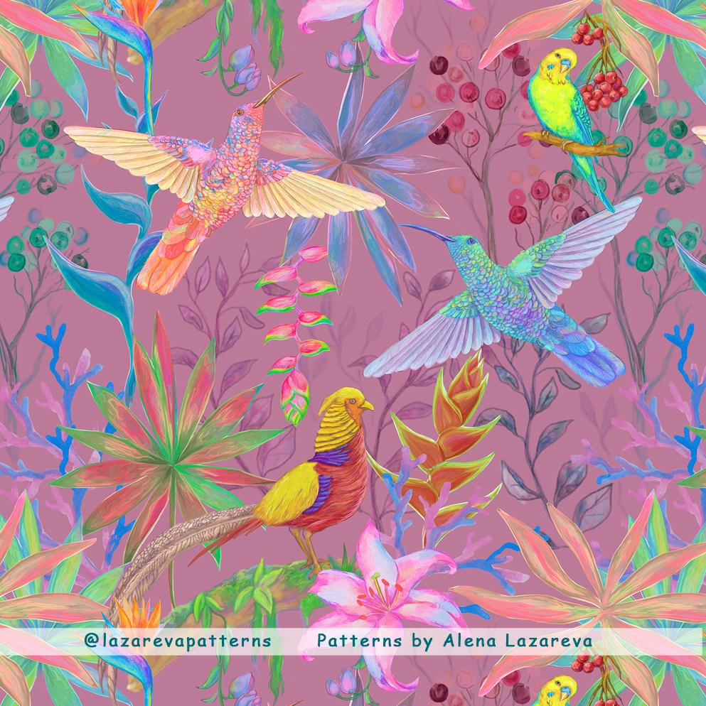 Alena Lazareva artist & pattern design