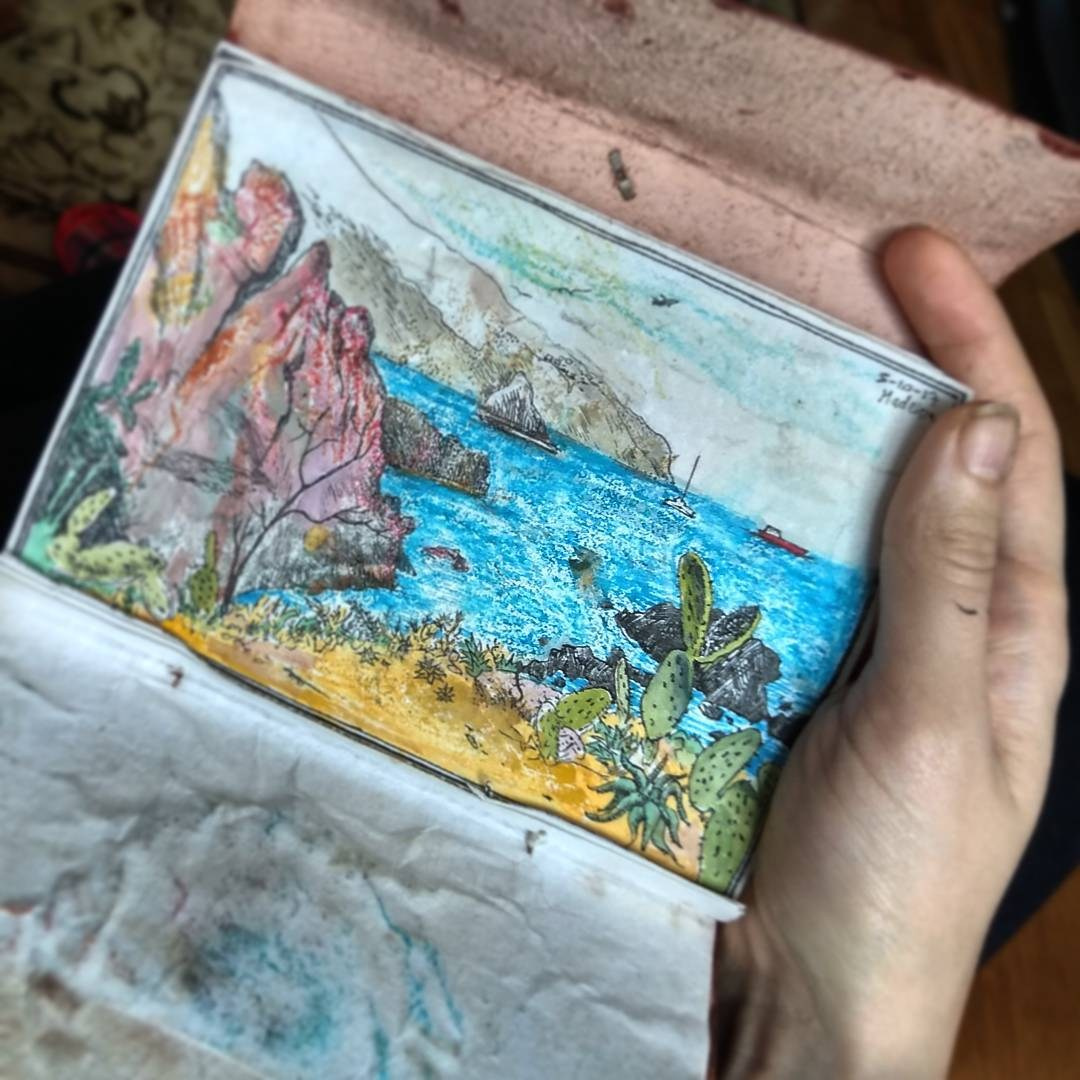 Путевые зарисовки. Художник Перепеченова-Феофанова Анна