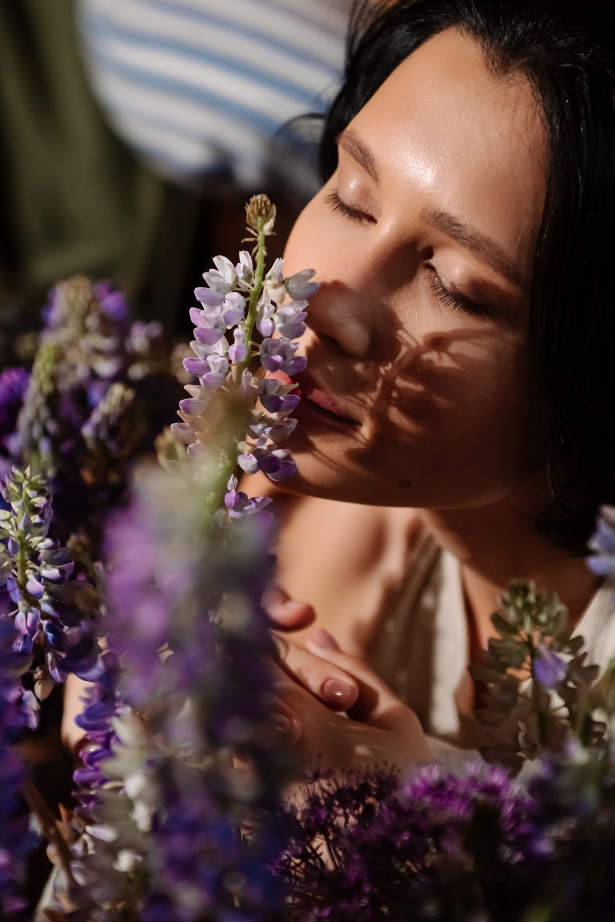 Индивидуальная. С люпинами. Свадебный и сеейный фотограф в Санкт-Петербурге Елена Худякова
