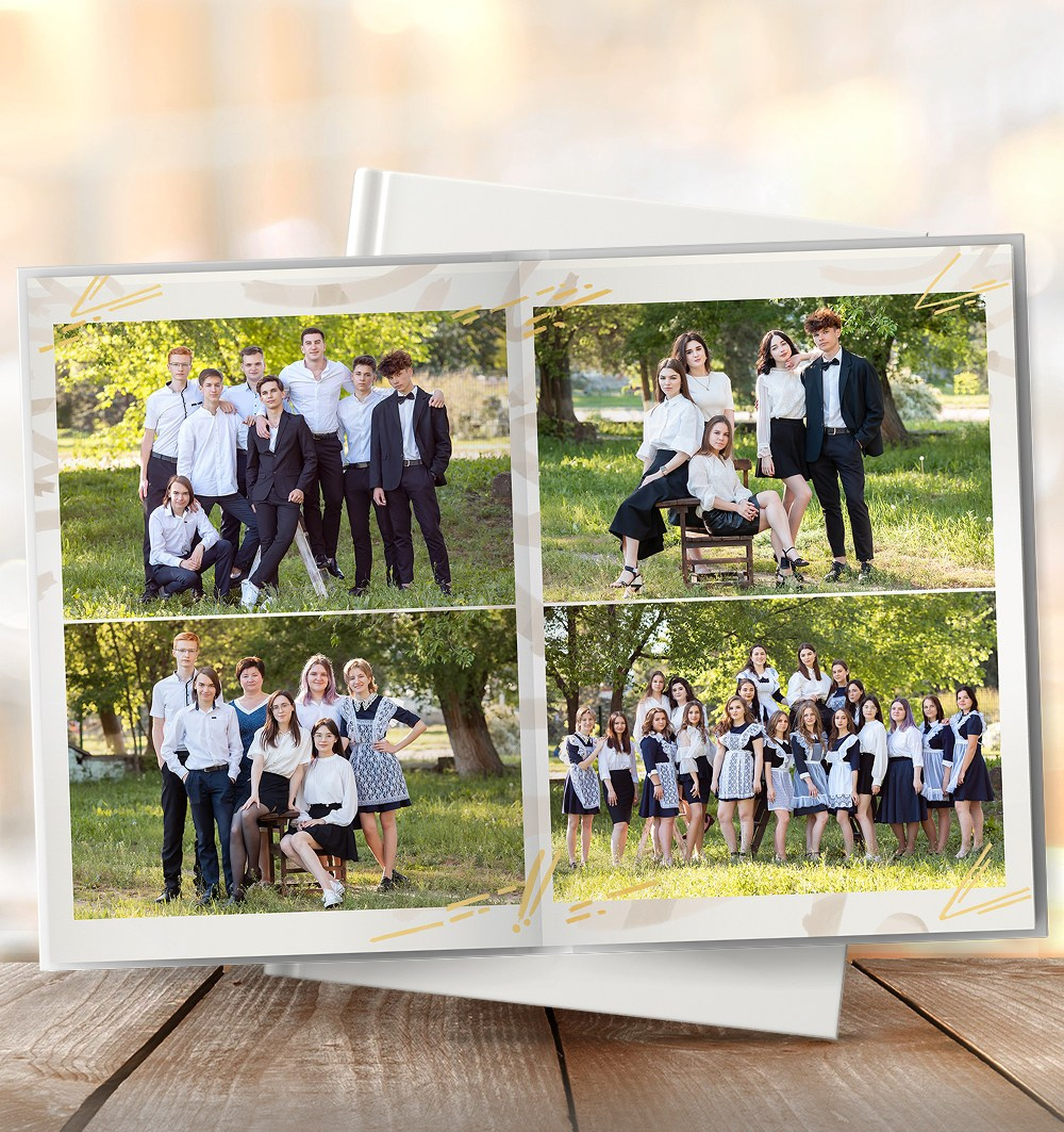 medlori fotobook, Фотокнига для старших классов, виньетка 28 человек, Выпускной альбом в Липецке, фотограф Медведева Лариса Липецк, класс28 
