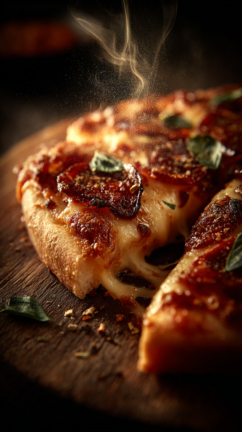 Визуальная концепция для пиццерии. Ekaterina Kiral — Visual Branding & AI Creation