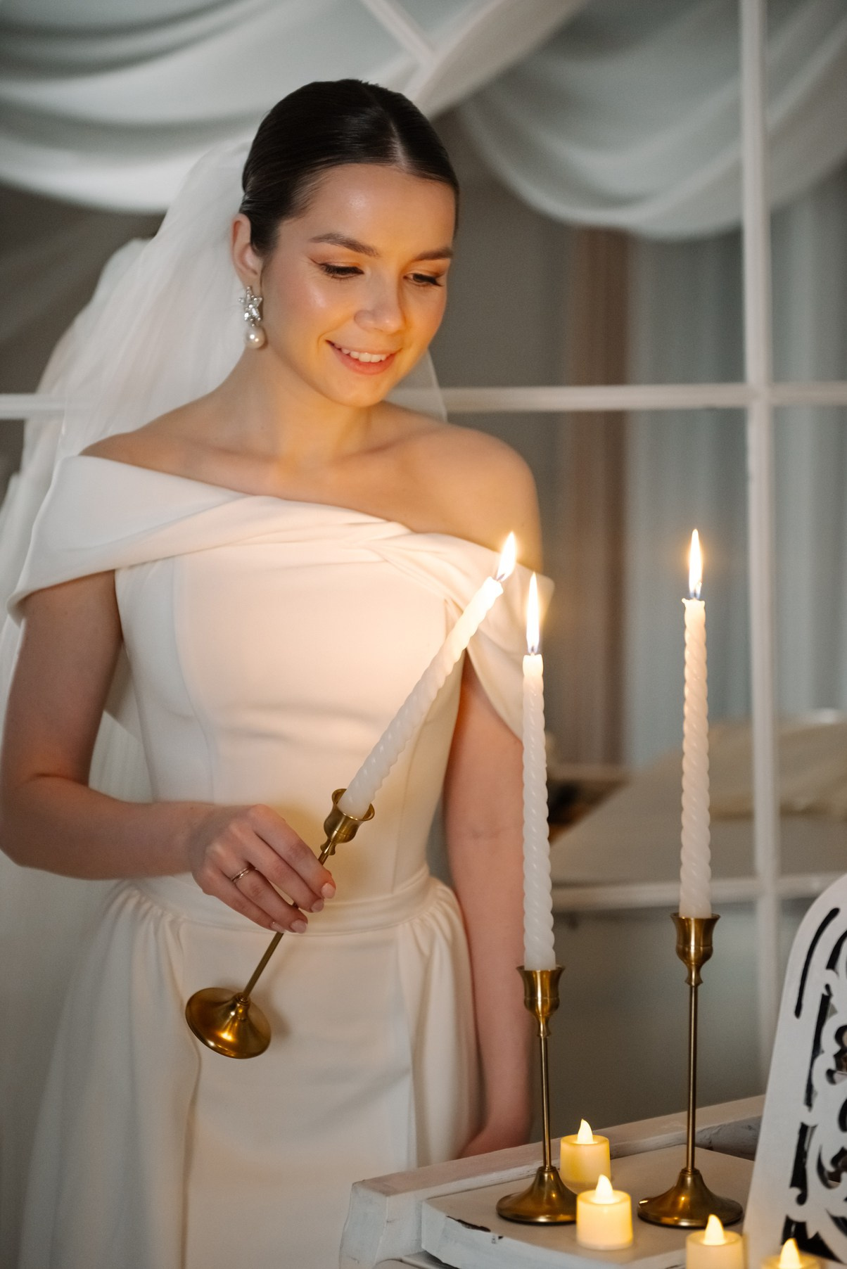 Вечерняя со свечами. Свадебный и семейный фотограф в Санкт-Петербурге Елена Худякова