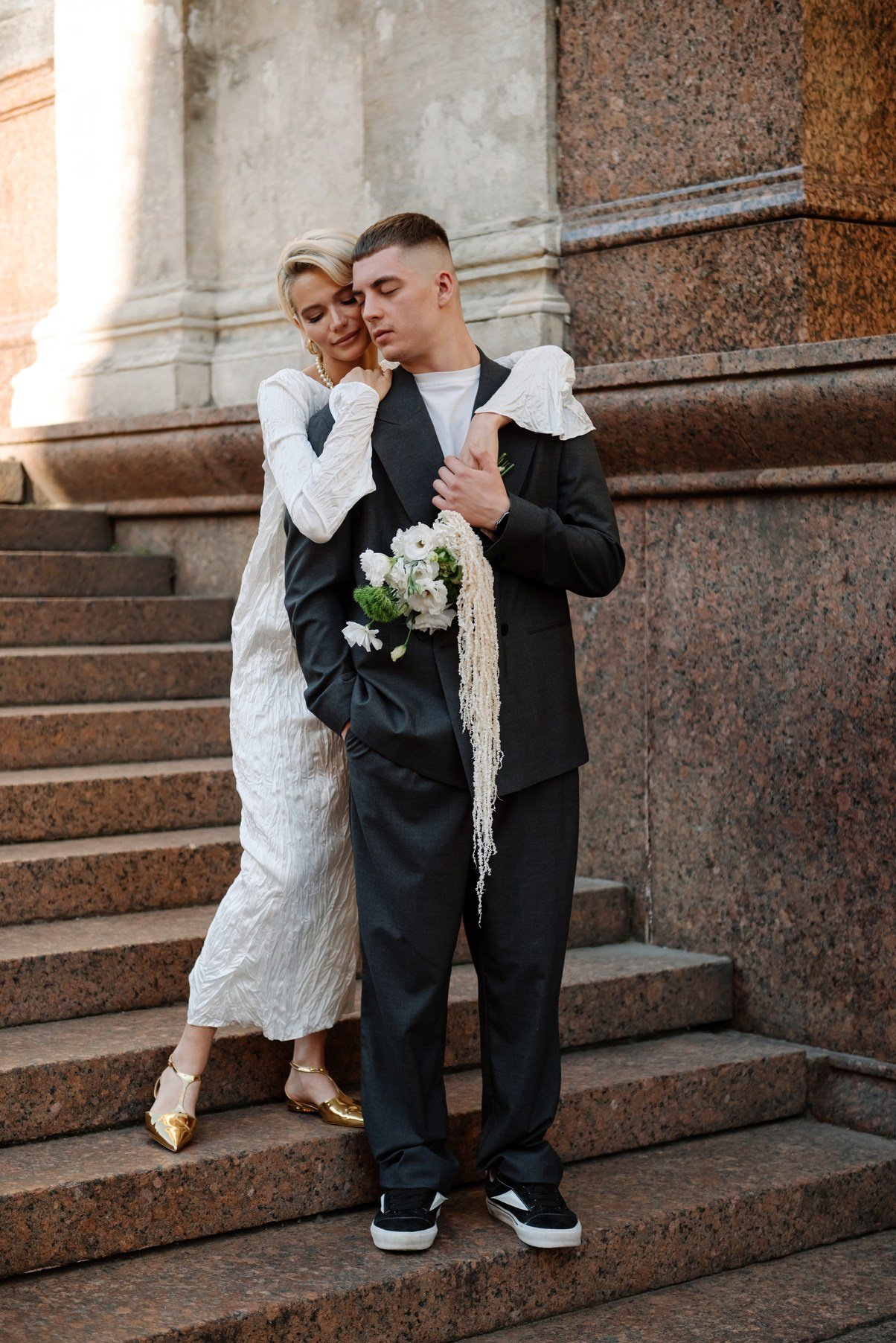 Прогулка у Атланов. Свадебный и сеейный фотограф в Санкт-Петербурге Елена Худякова