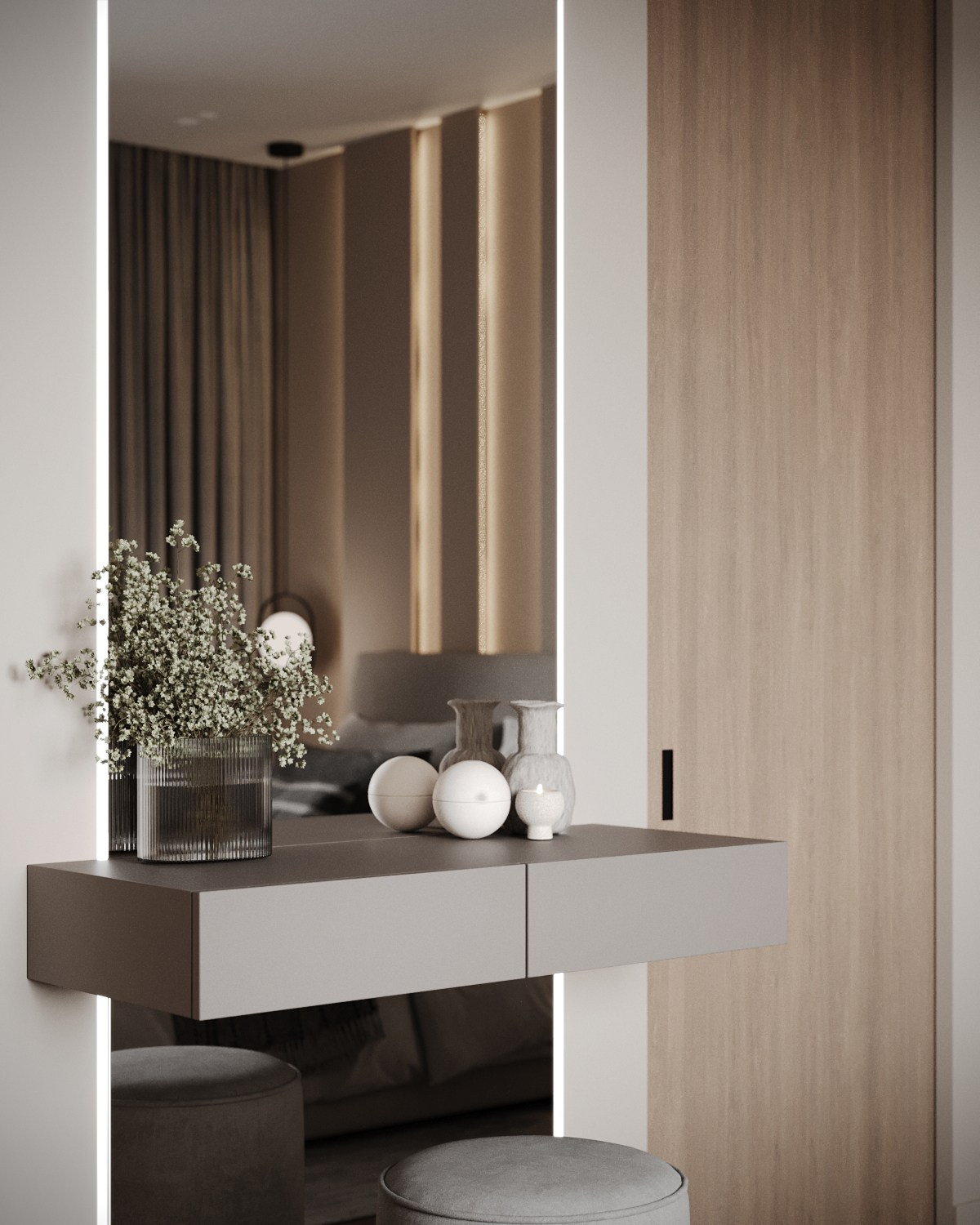 ЖК ЗилАрт 71, 62 кв.м. Kod Interiors | Дизайнер интерьеров Кораблина Кристина