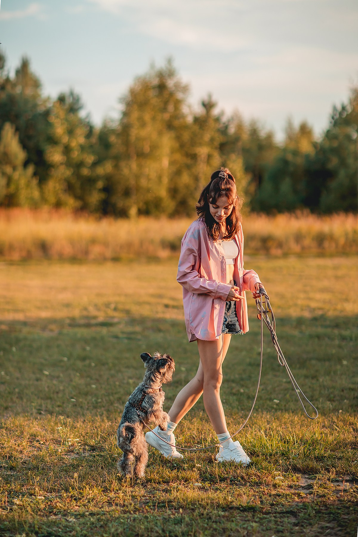 Оля и Ася. Семейный фотограф анималист Мария Крючкова