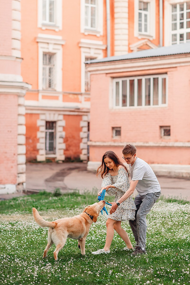 Костик, Валерия и Сергей. Семейный фотограф анималист Мария Крючкова