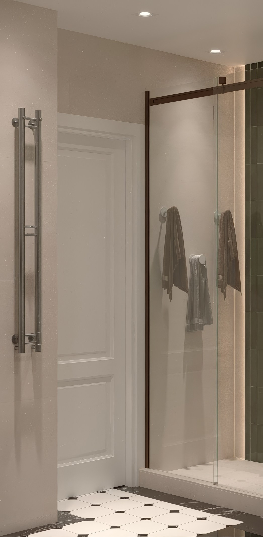 Светлый интерьер квартиры в бежевых оттенках. Архитектурно-дизайнерское бюро Старыгина Ивана