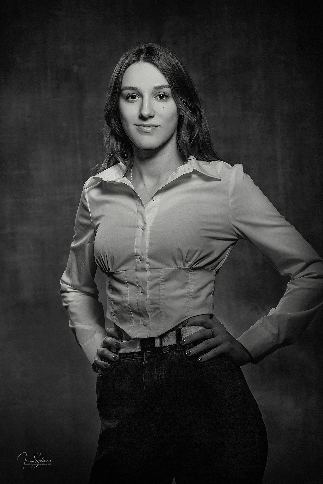 Классический портрет (Black & White). Детский и семейный фотограф в Екатеринбурге