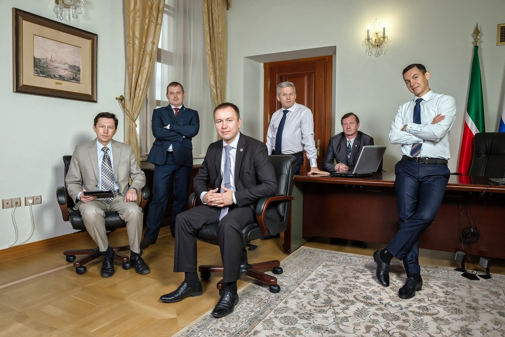 Коллективный групповой портрет - Фотосъемка - Портфолио фотографа. Промышленный фотограф | Бизнес-фотосессии | Казань и РФ