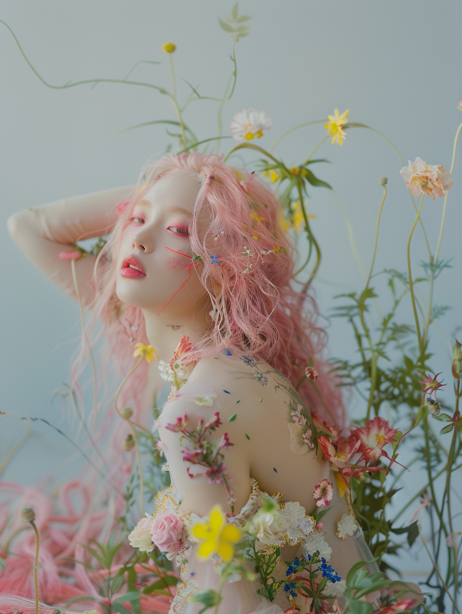 Цветы. AI художник и фотограф Ольга Косина