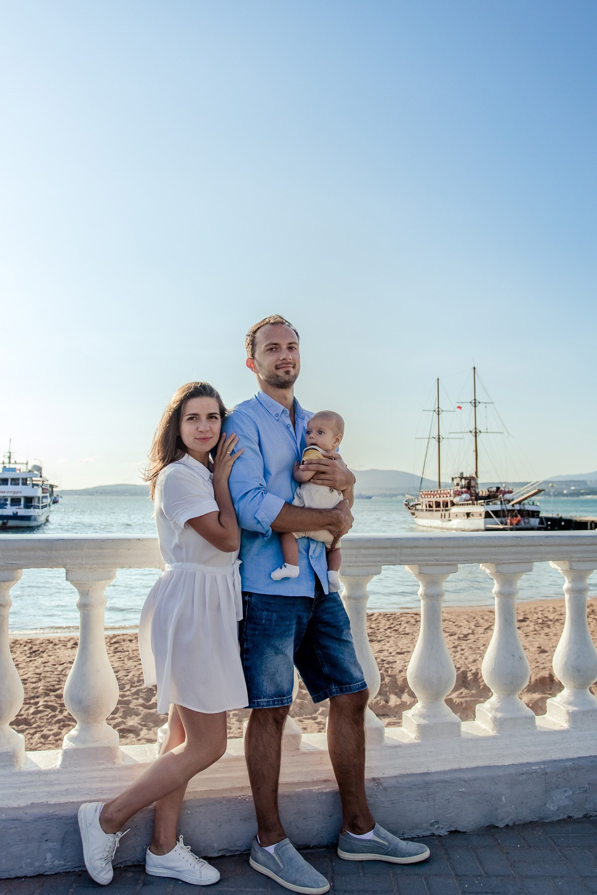 Роман, Надя и Димочка — море нашей любви. Семейный фотограф Новороссийск, Анапа, Геленджик — Юлия Давыдова