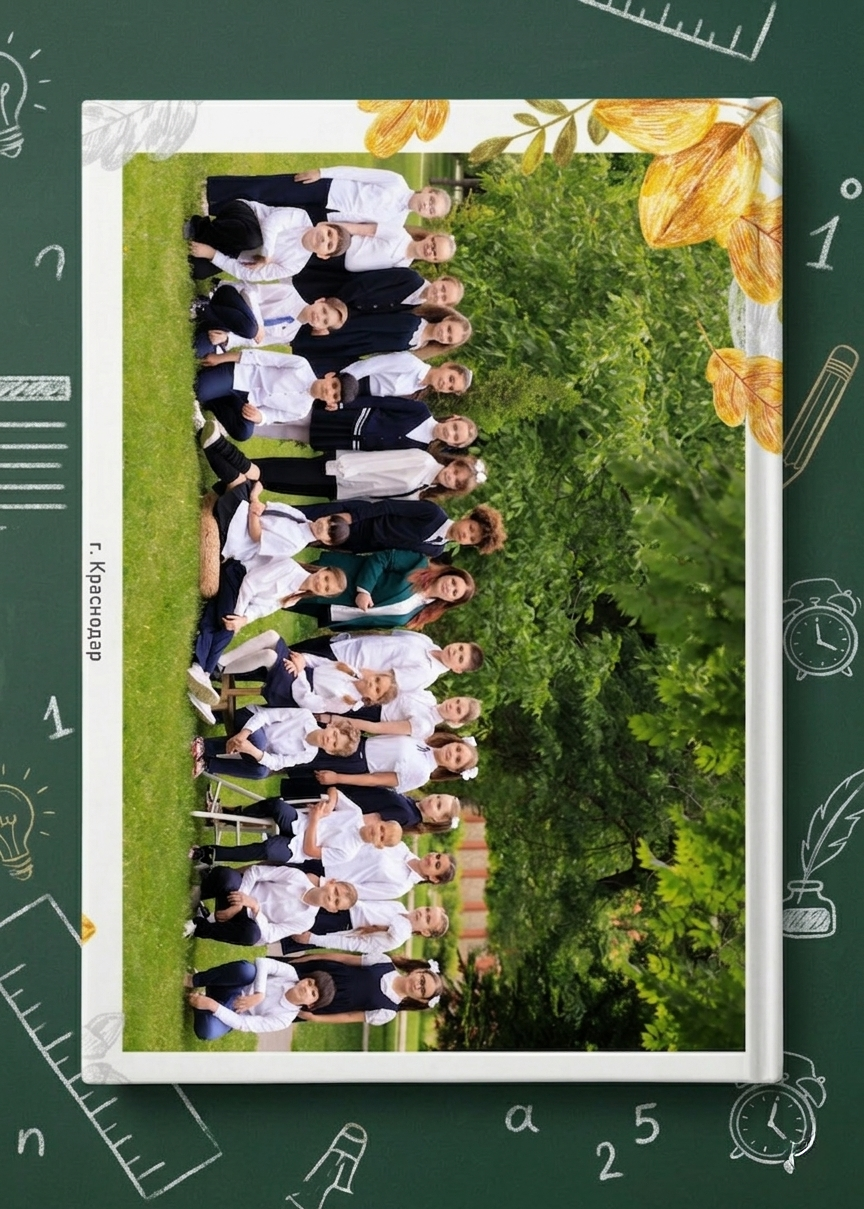 Общее фото класса для выпускного альбома 4 класс Краснодар