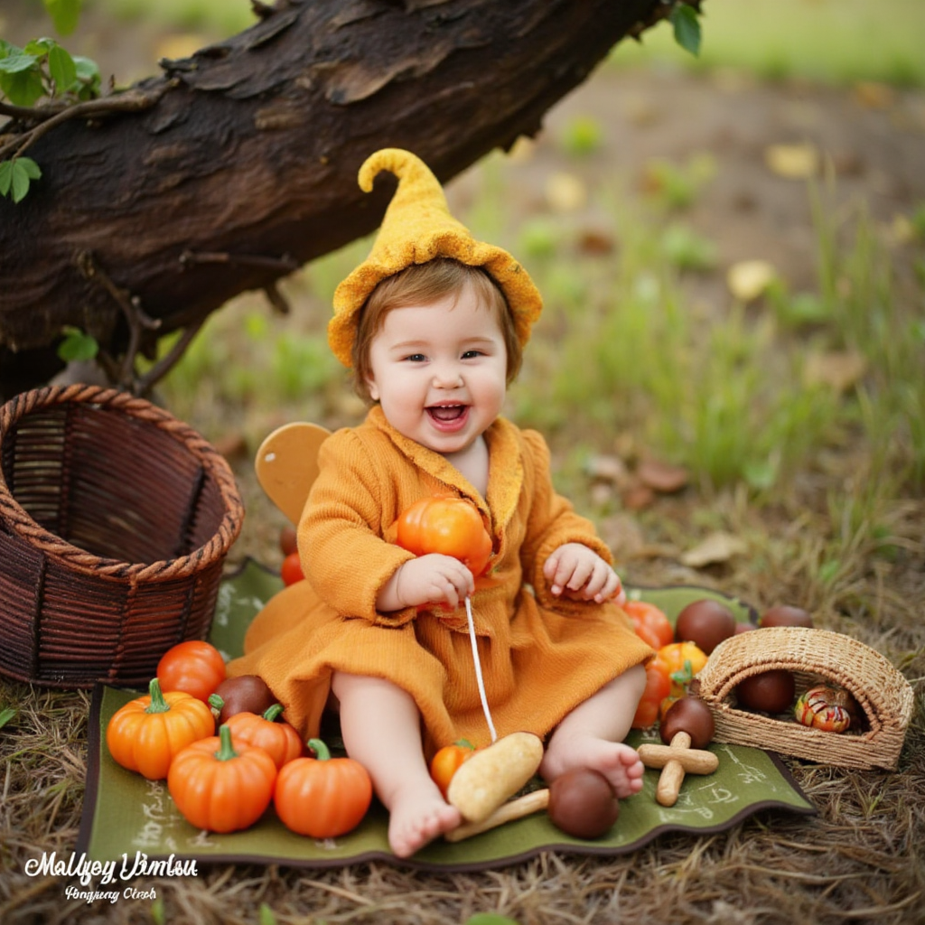 Фотосессия в Сказочном Лесу. Детская Фотостудия ГОДОВАСИКИ в Санкт-Петербурге фотосесия на годик
