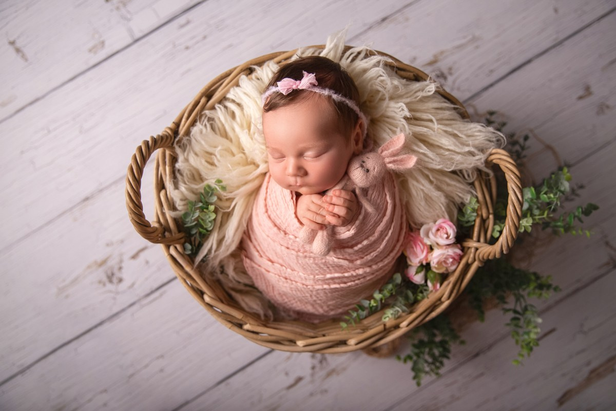 Корзинка. Фотограф новорожденных, семейный фотограф в Санкт-Петербурге