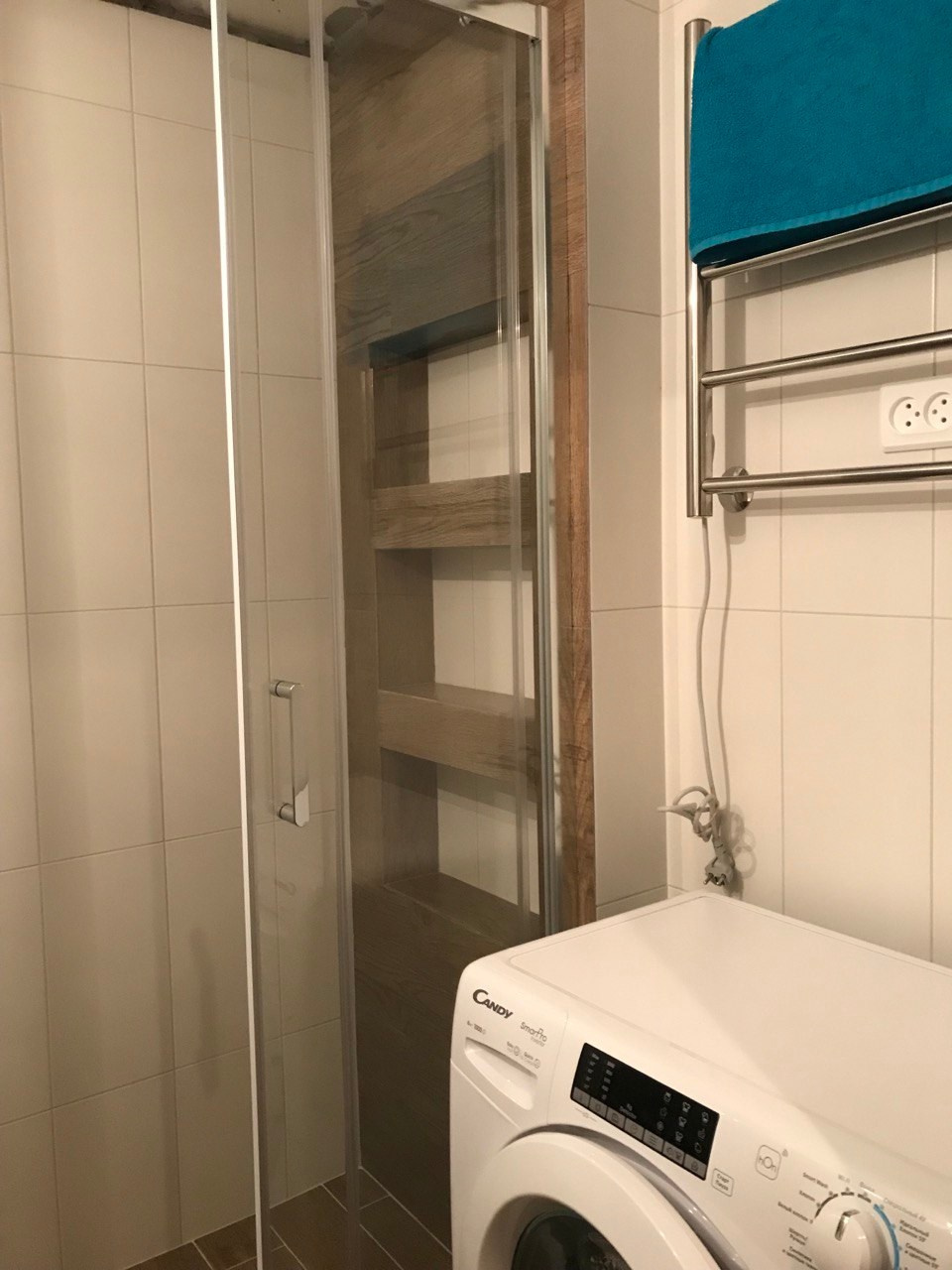 Ванная комната с раздельным туалетом (ул. Х. Бигичева д. 24/45). Ремонт санузла, туалета, ванной под ключ в Казани. Укладка плитки