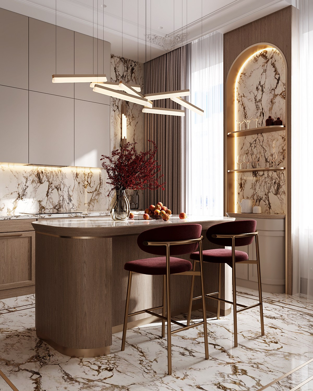 Остоженка. Дизайн интерьера в Москве