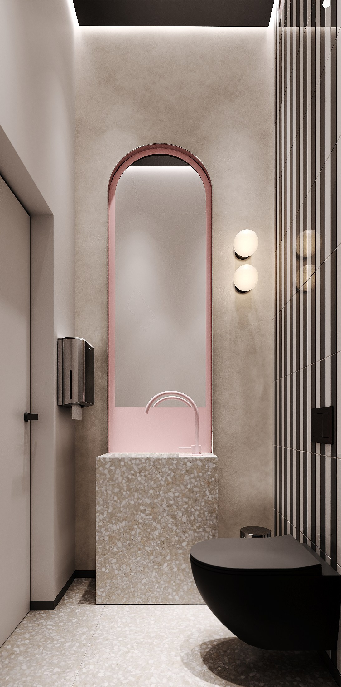 Ponch cafe. Визуализация интерьера Corsa Render