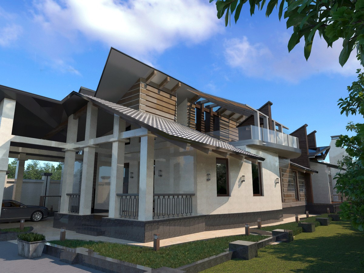 Проект частного дома в деревне Михалково