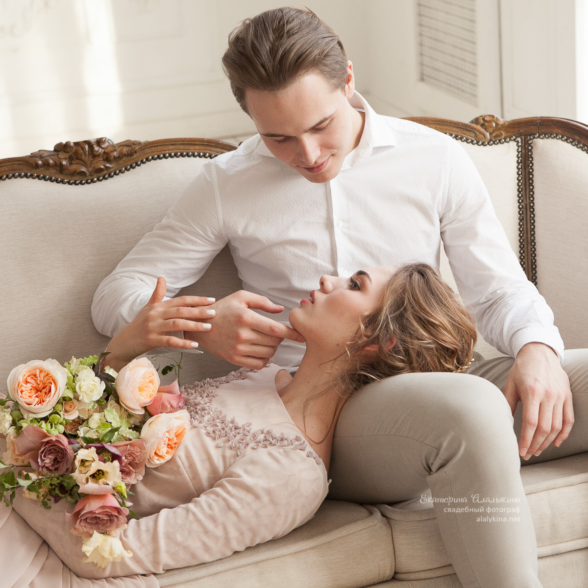 Свадебная фотосессия в студии в Москве. Детский и семейный фотограф в Москве СВАО Екатерина Алалыкина