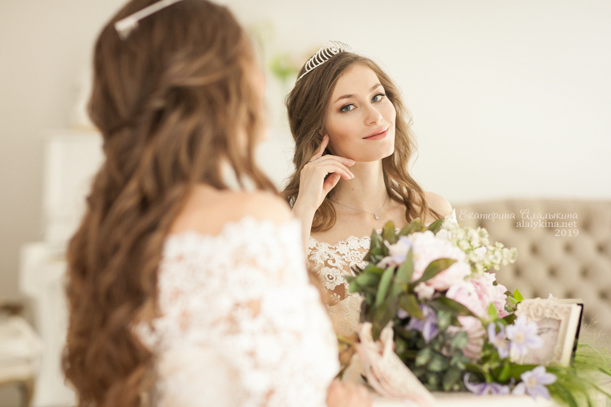 Невеста в студии. Детский и семейный фотограф в Москве СВАО Екатерина Алалыкина