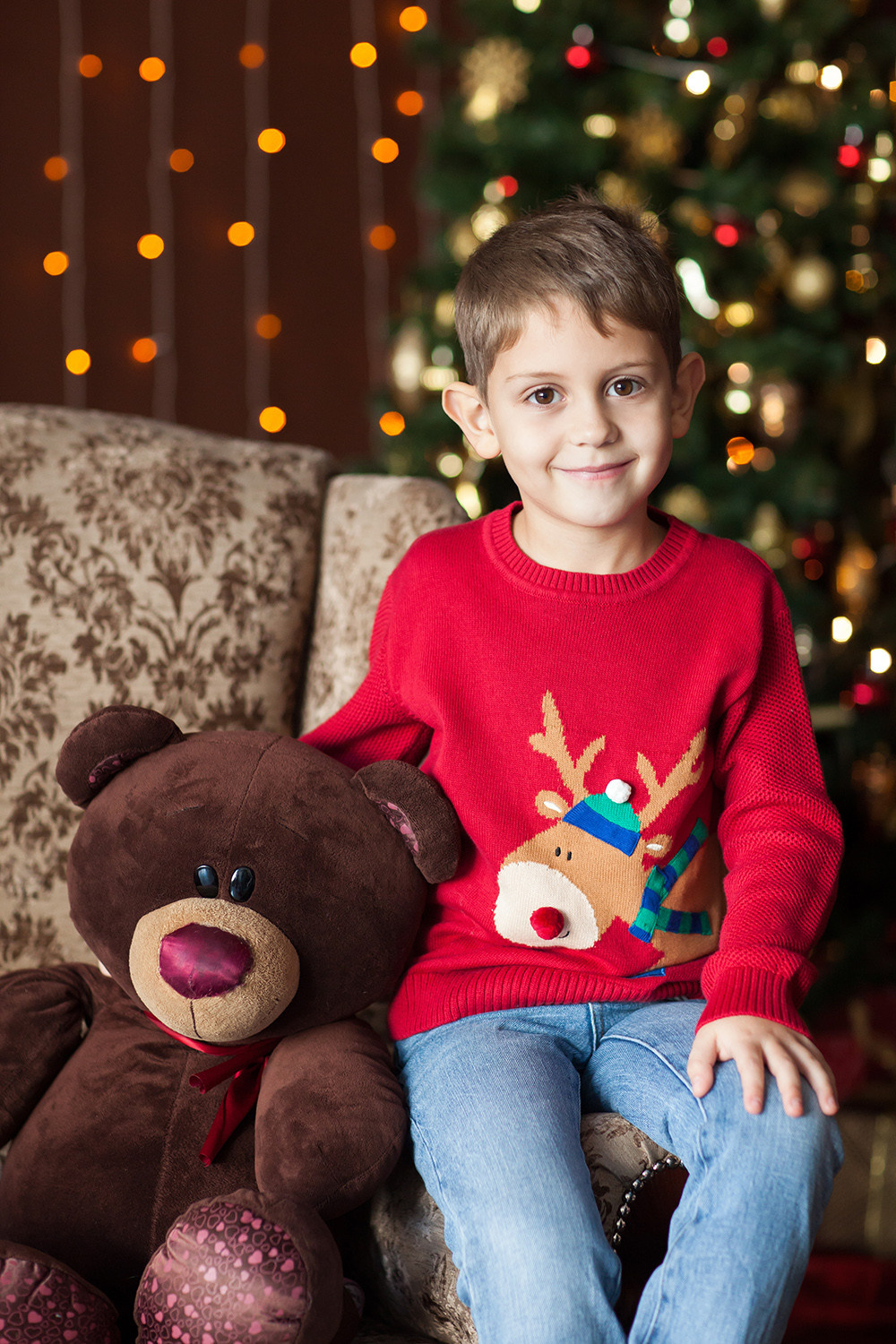 Новогодняя фотосессия в студии Москва