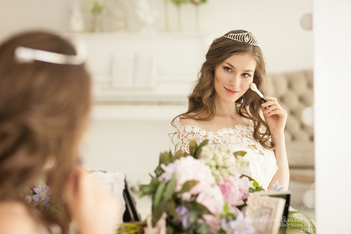 Невеста в студии. Детский и семейный фотограф в Москве СВАО Екатерина Алалыкина