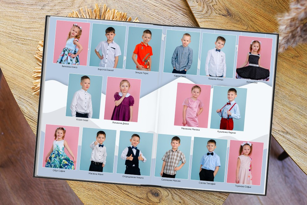 Выпускной альбом для детского сада. Студия выпускных альбомов Ольги Галкиной. Томск