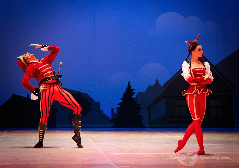 Премьера балета «Шут» — Прима балерина Кремлёвского балета Е.Первушина, Премьер Большого Театра Игорь Цвирко