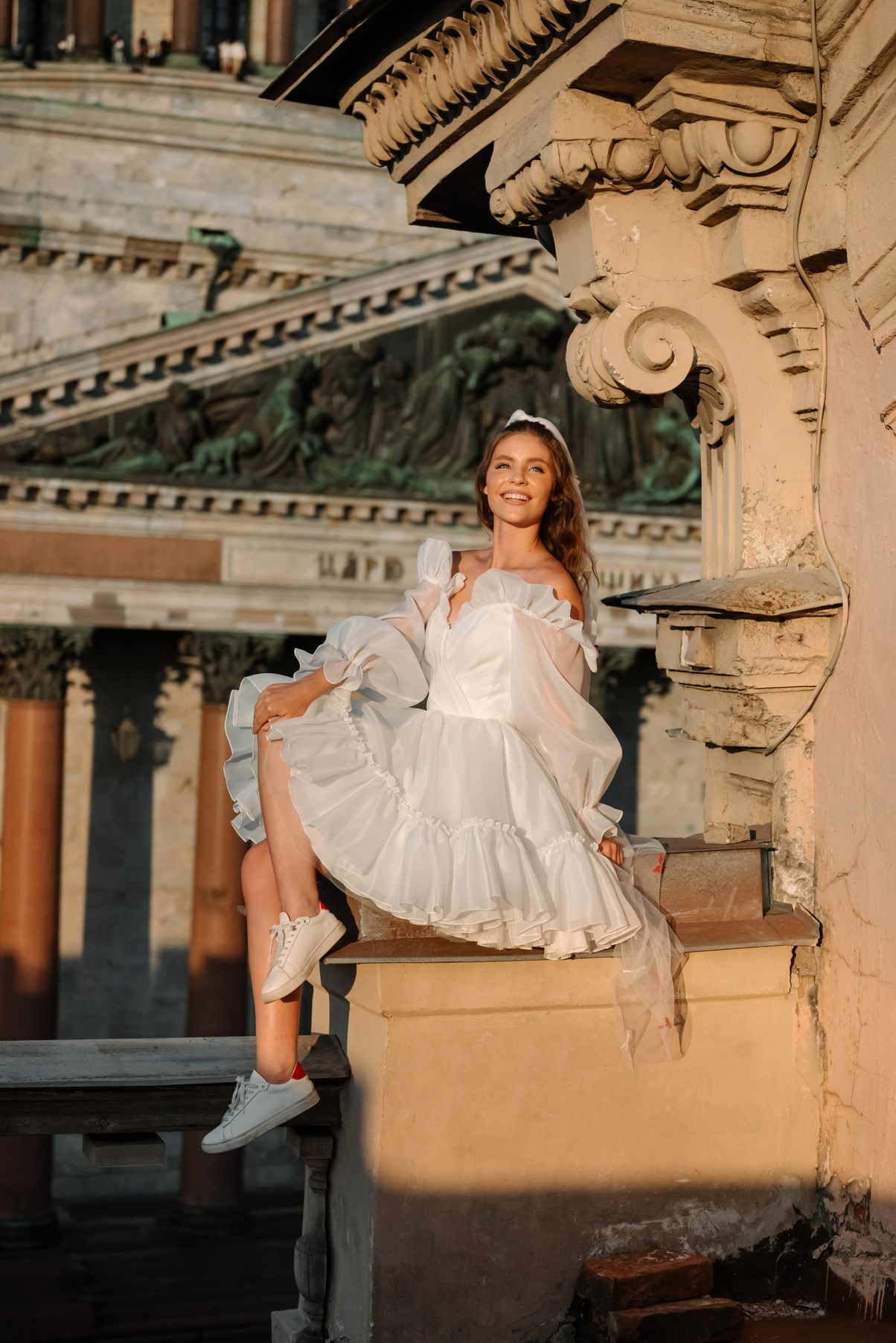 Крыша Исаакиевский собор. Свадебный и сеейный фотограф в Санкт-Петербурге Елена Худякова