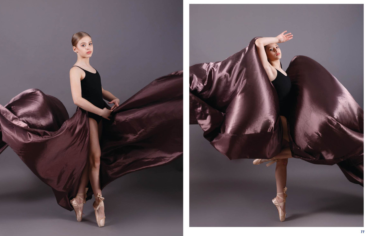 Шикарная детская фотосессия с парящей тканью. Фотограф в Подольске — Мария Бучнева