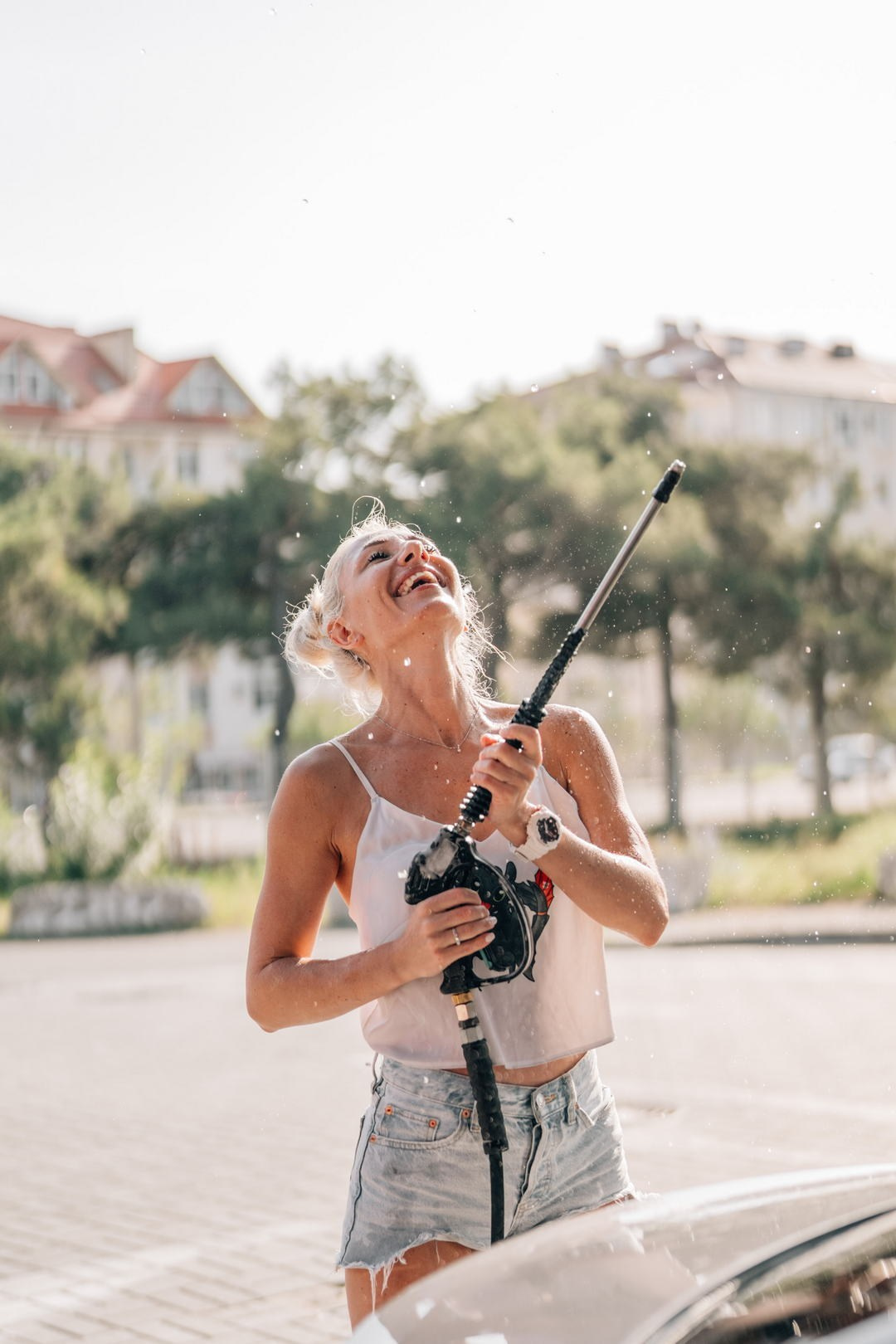 Фотосессия в Геленджике: На автомойке — фотограф Жанна Шестопалова