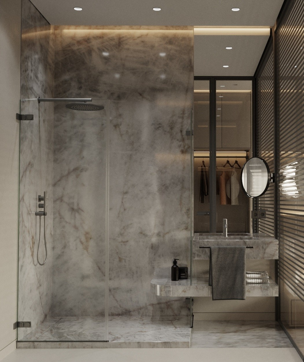 Приватная зона Клубный дом «West Garden». Интерьеры и архитекура