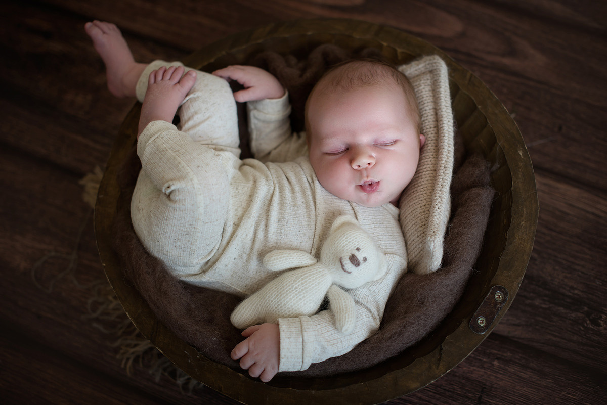 Марк 11 дней (пакет Комфорт). Фотограф новорожденных Елена Панова