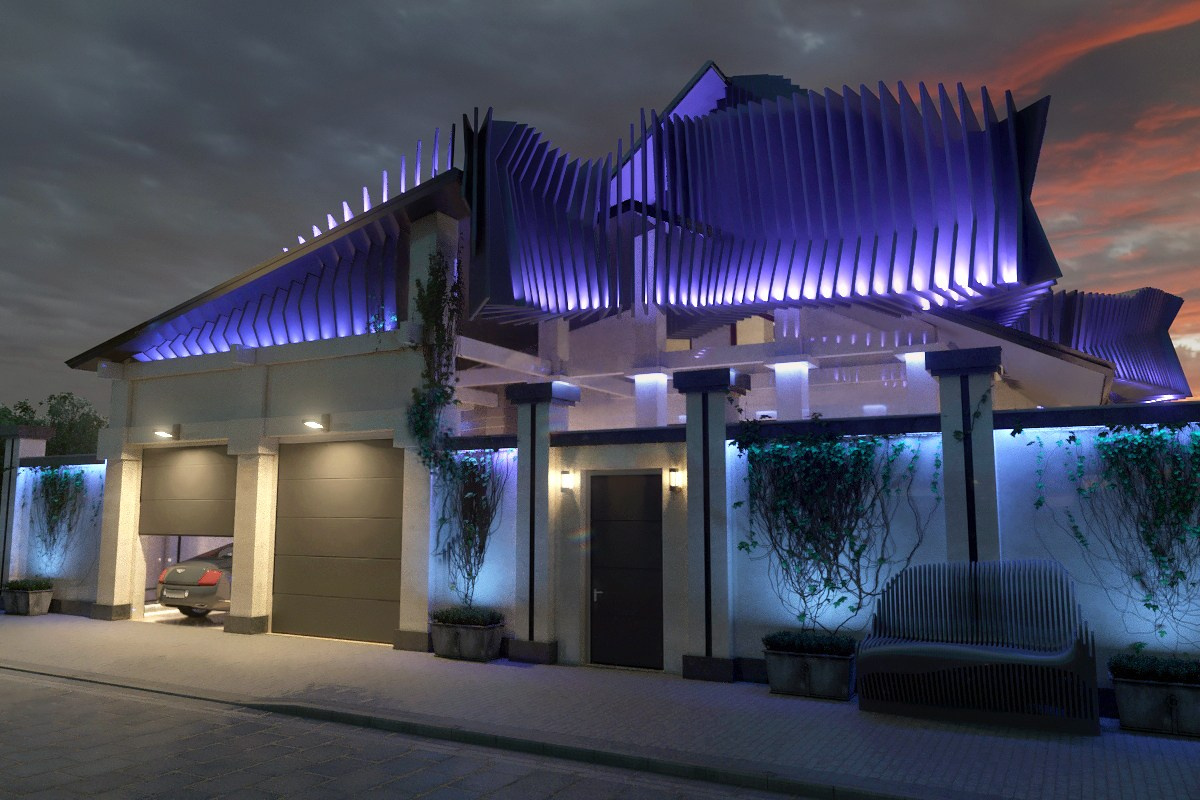 Проект частного дома в деревне Михалково