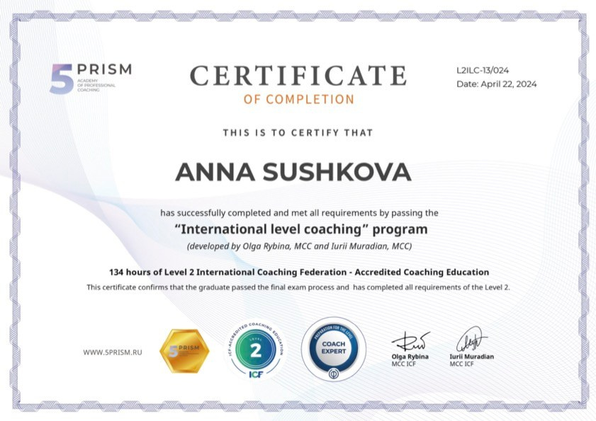 Coach & photographer Anna Sushkova | Valencia, Spain