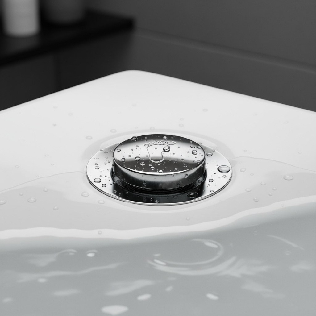 ИИ-фотосъемка. Сифон для душа. AI BURO