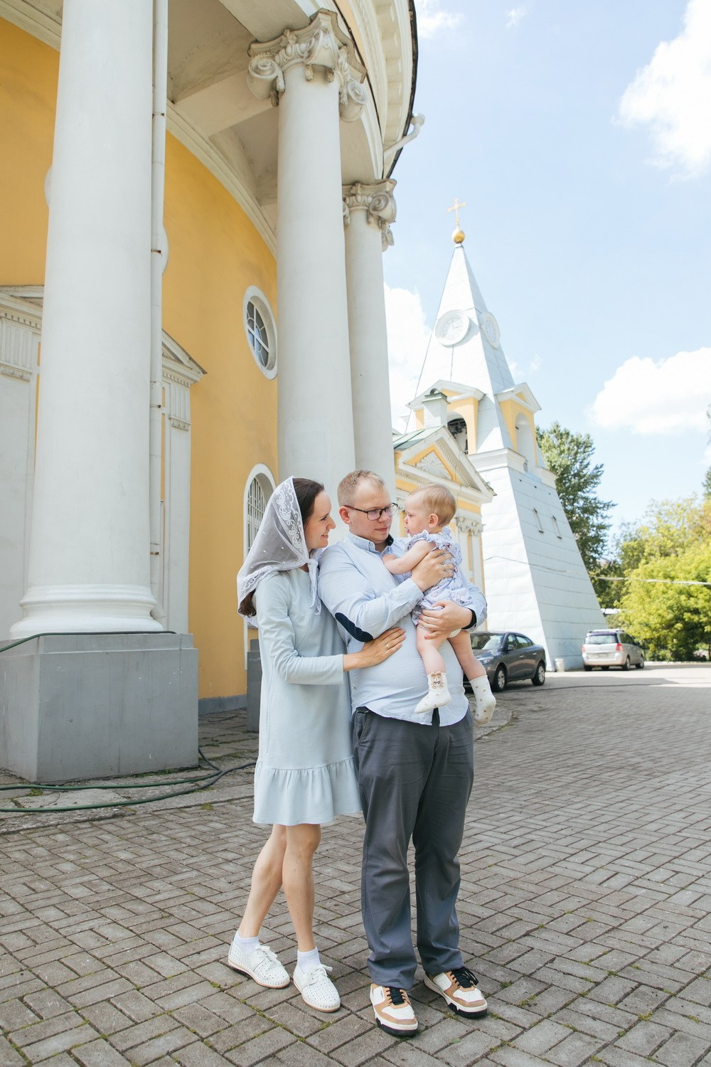 Крещение Кулич и Пасха, Троицкая церковь. Фотограф на крещение в Санкт Петербурге