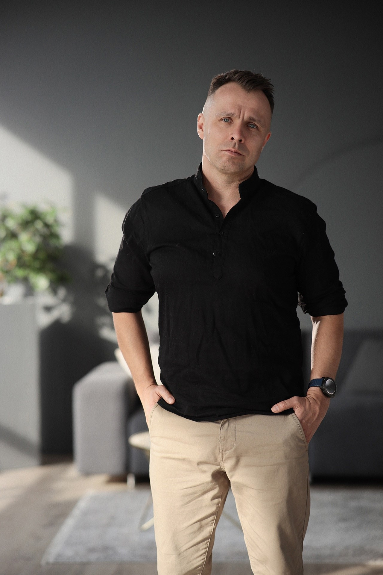 Мужской портрет. Фотограф Александр Калинин